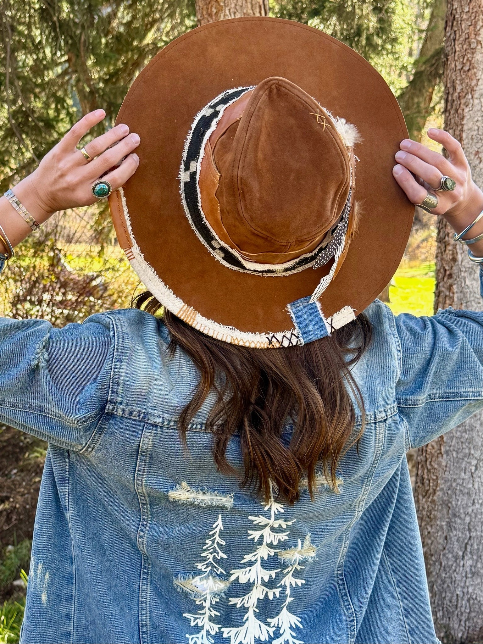 MOUNTAIN BOUND Leather Hat by Kayla
