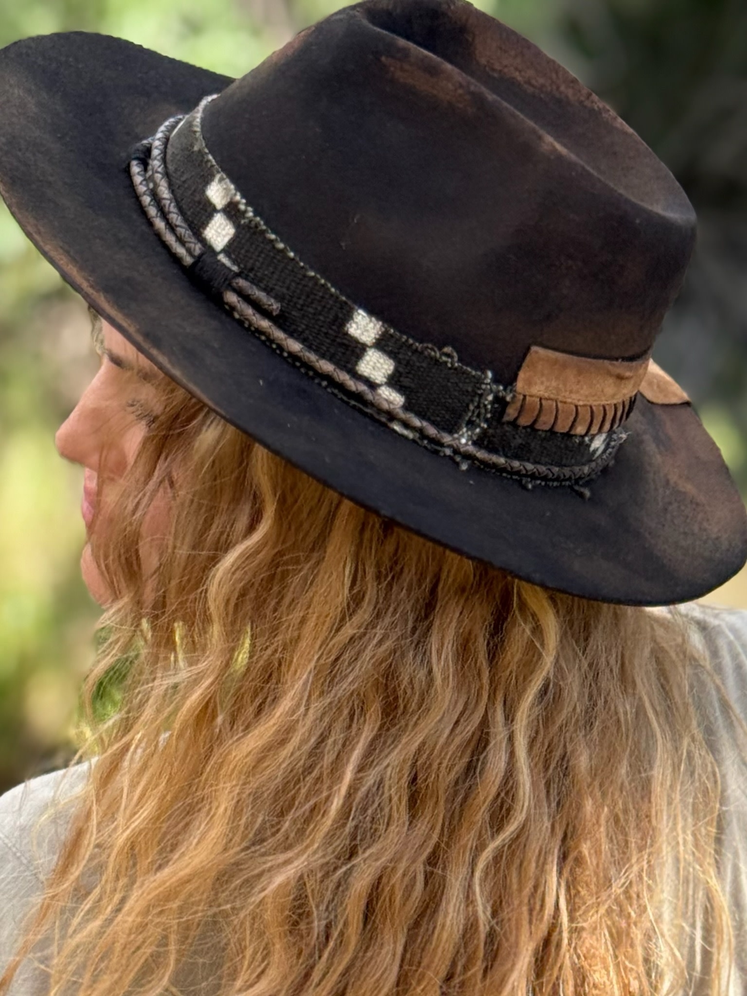 EMBER + ASH Wool & Leather Hat by Kayla