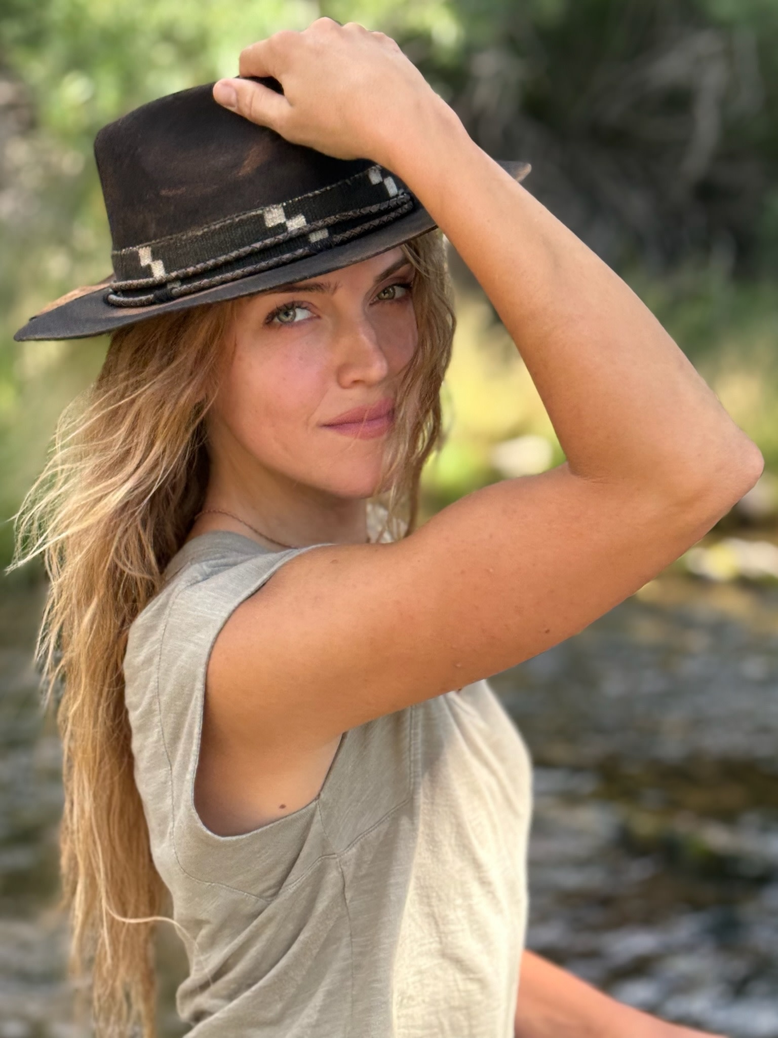 EMBER + ASH Wool & Leather Hat by Kayla