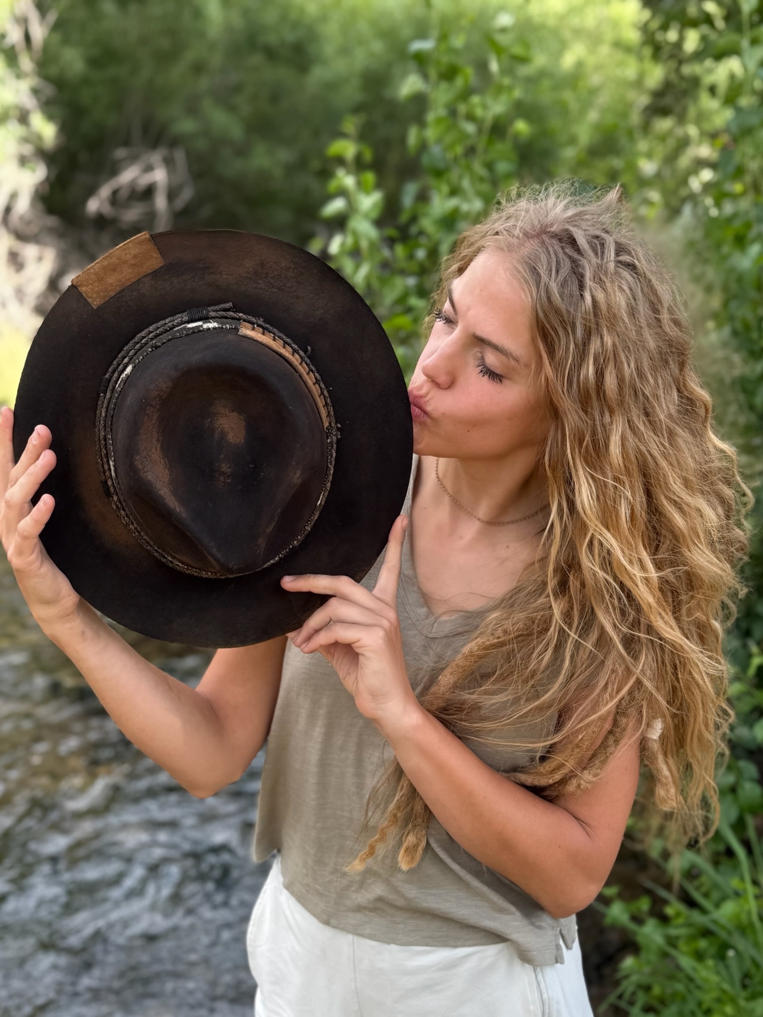 EMBER + ASH Wool & Leather Hat by Kayla