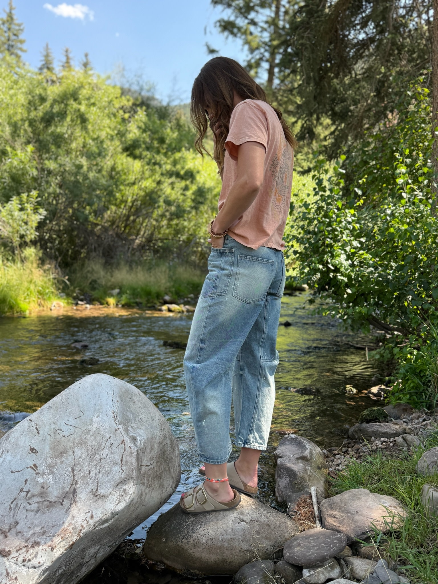 HORSESHOE JEANS w/ BELT