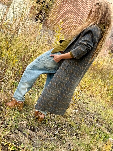 ROAMING The RANGE Plaid Duster