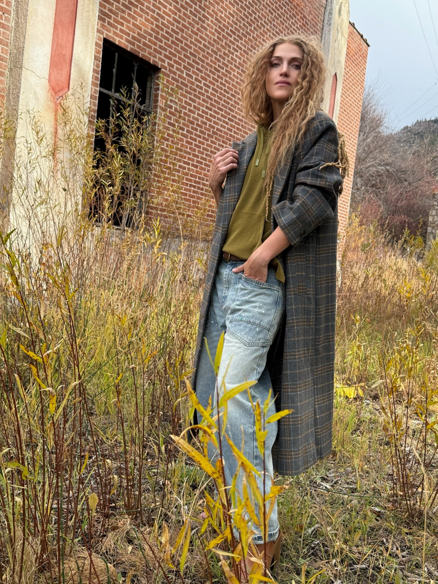 ROAMING The RANGE Plaid Duster