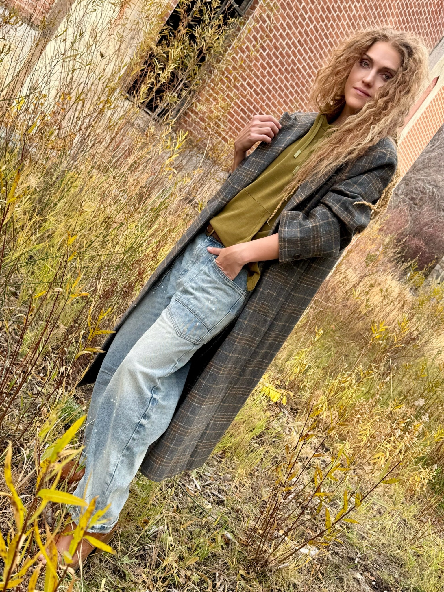 ROAMING The RANGE Plaid Duster