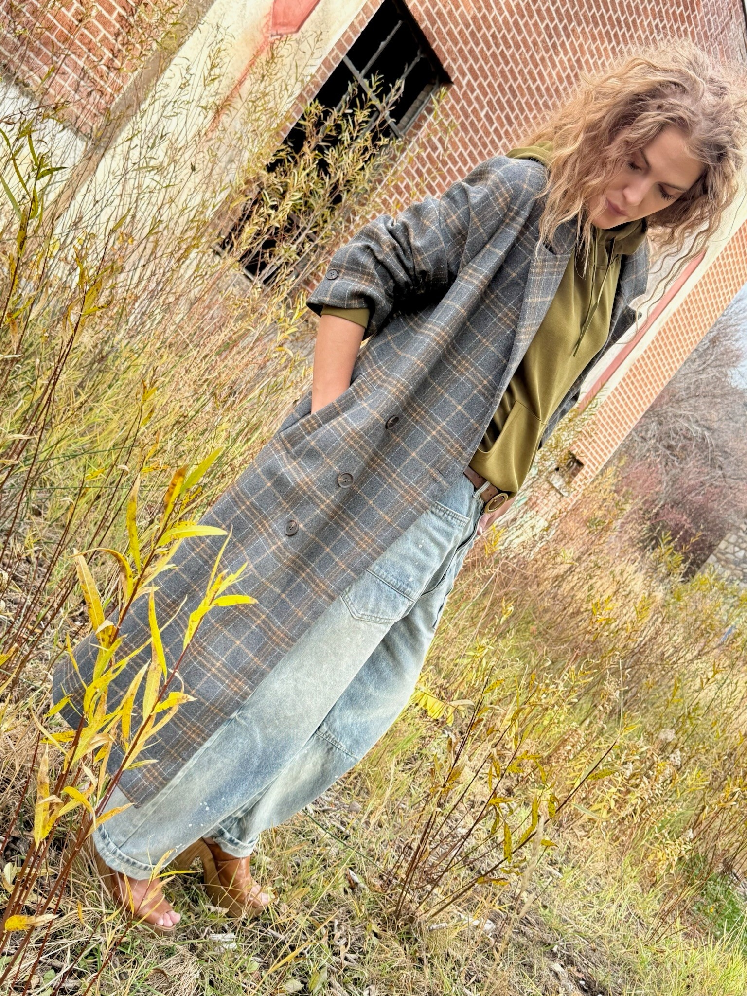 ROAMING The RANGE Plaid Duster