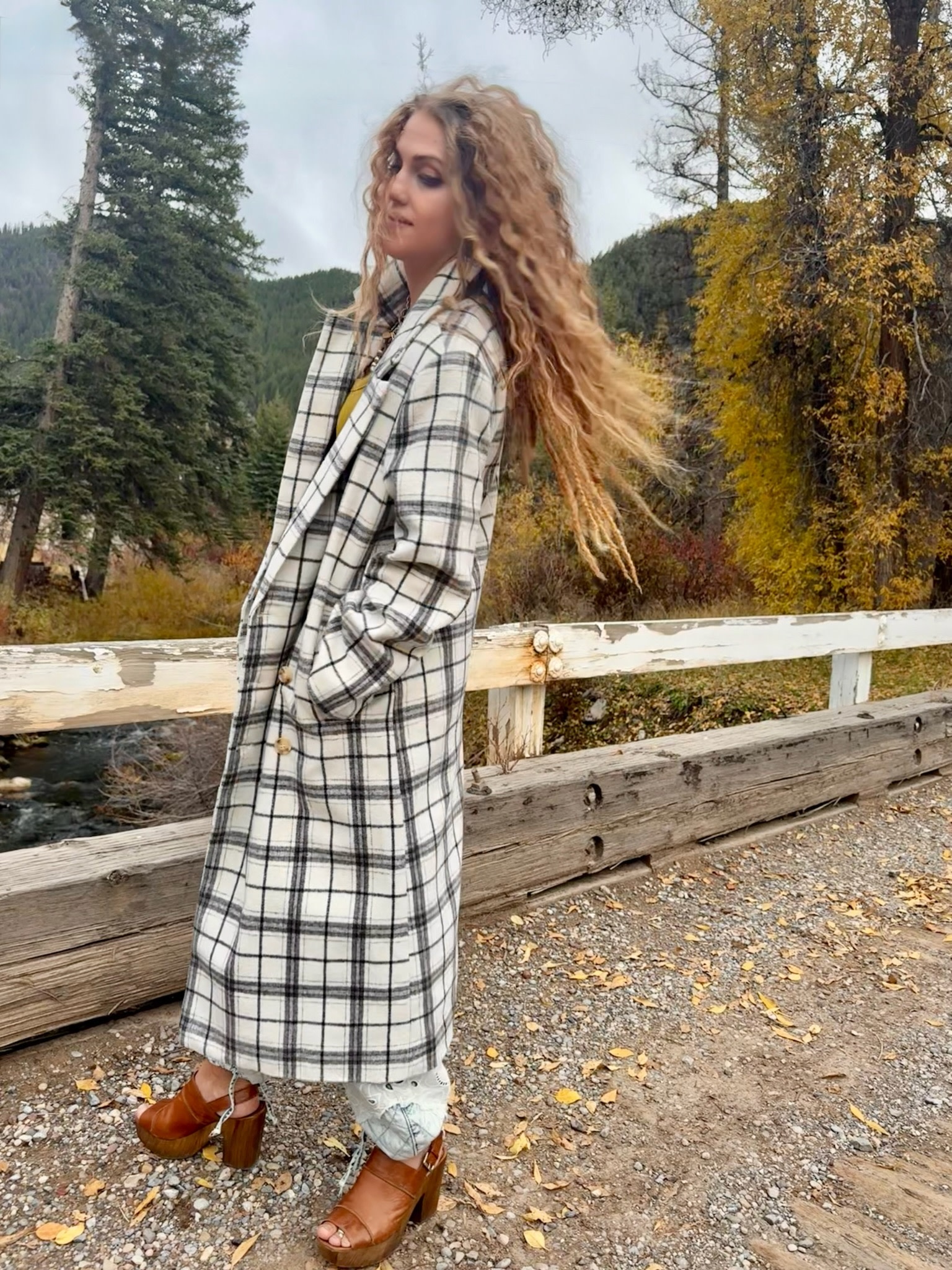 ROAMING The RANGE Plaid Duster
