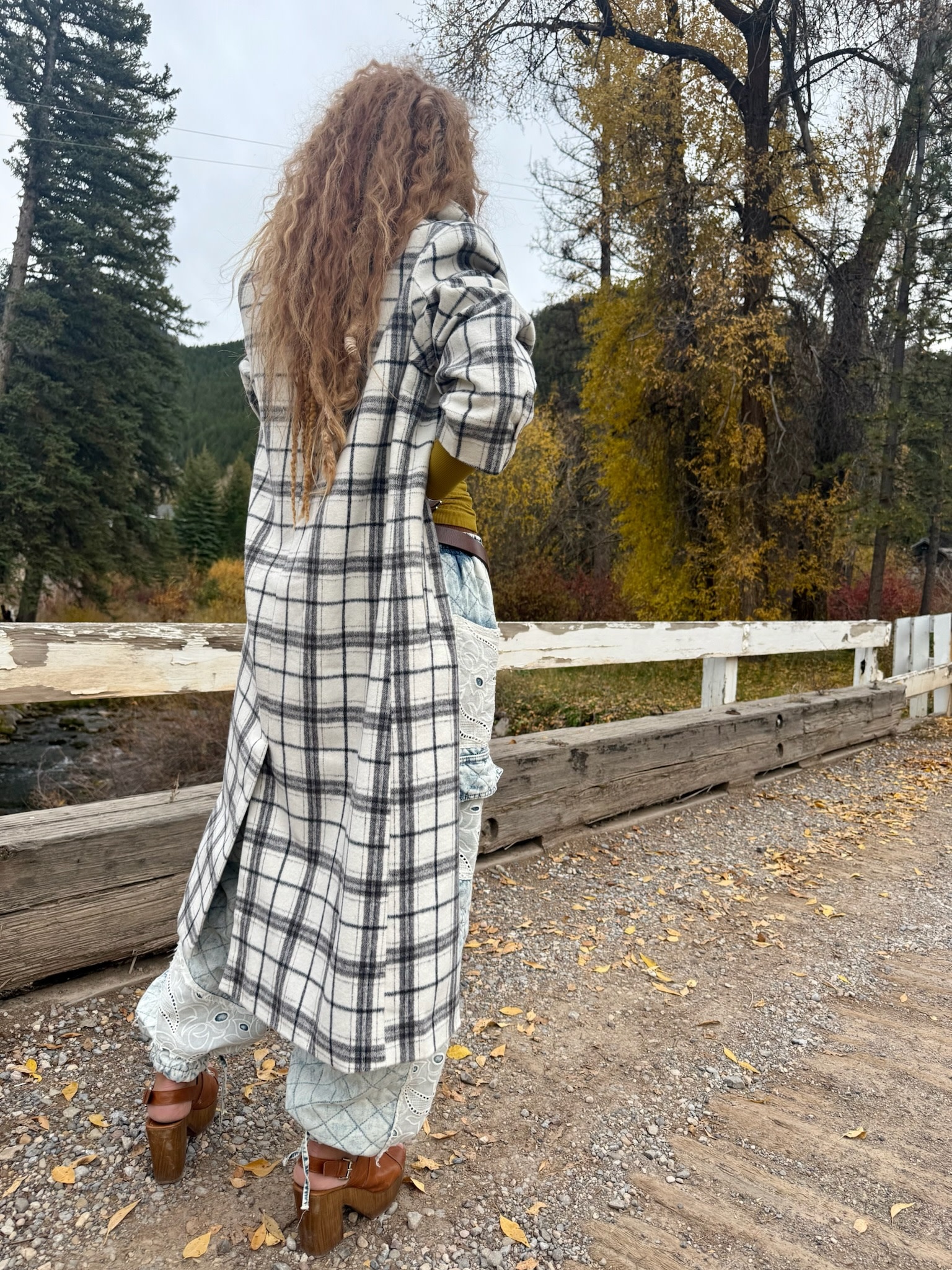 ROAMING The RANGE Plaid Duster