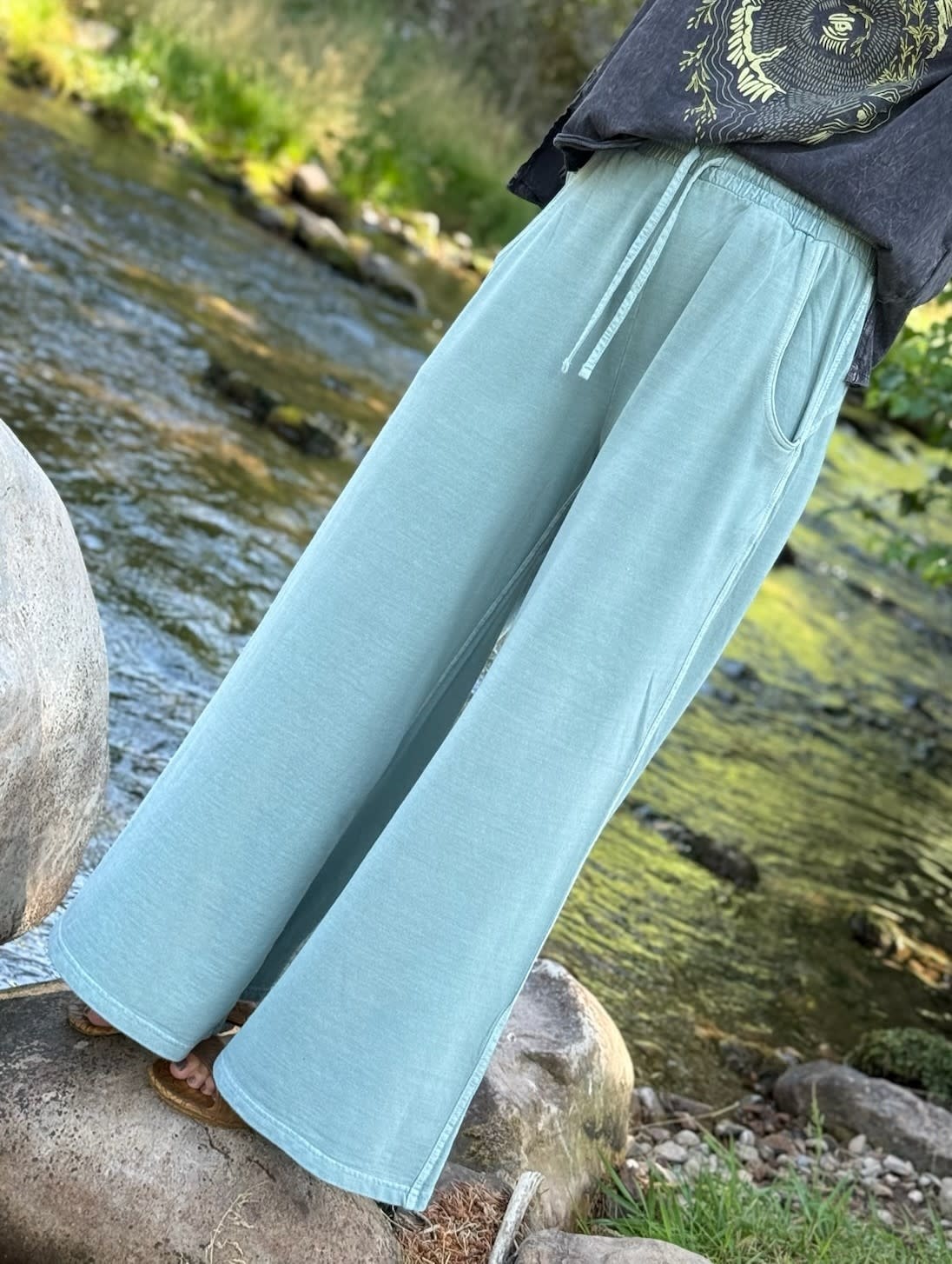 WIDE & WILD WYO Dye & Amp Pants