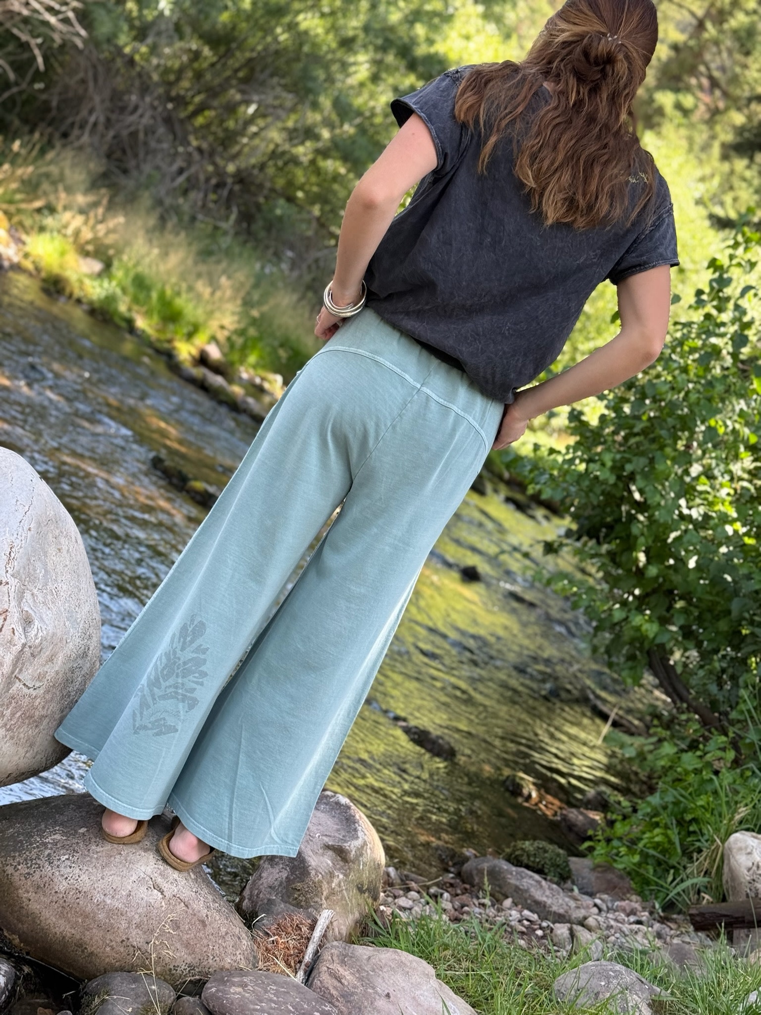 WIDE & WILD WYO Dye & Amp Pants