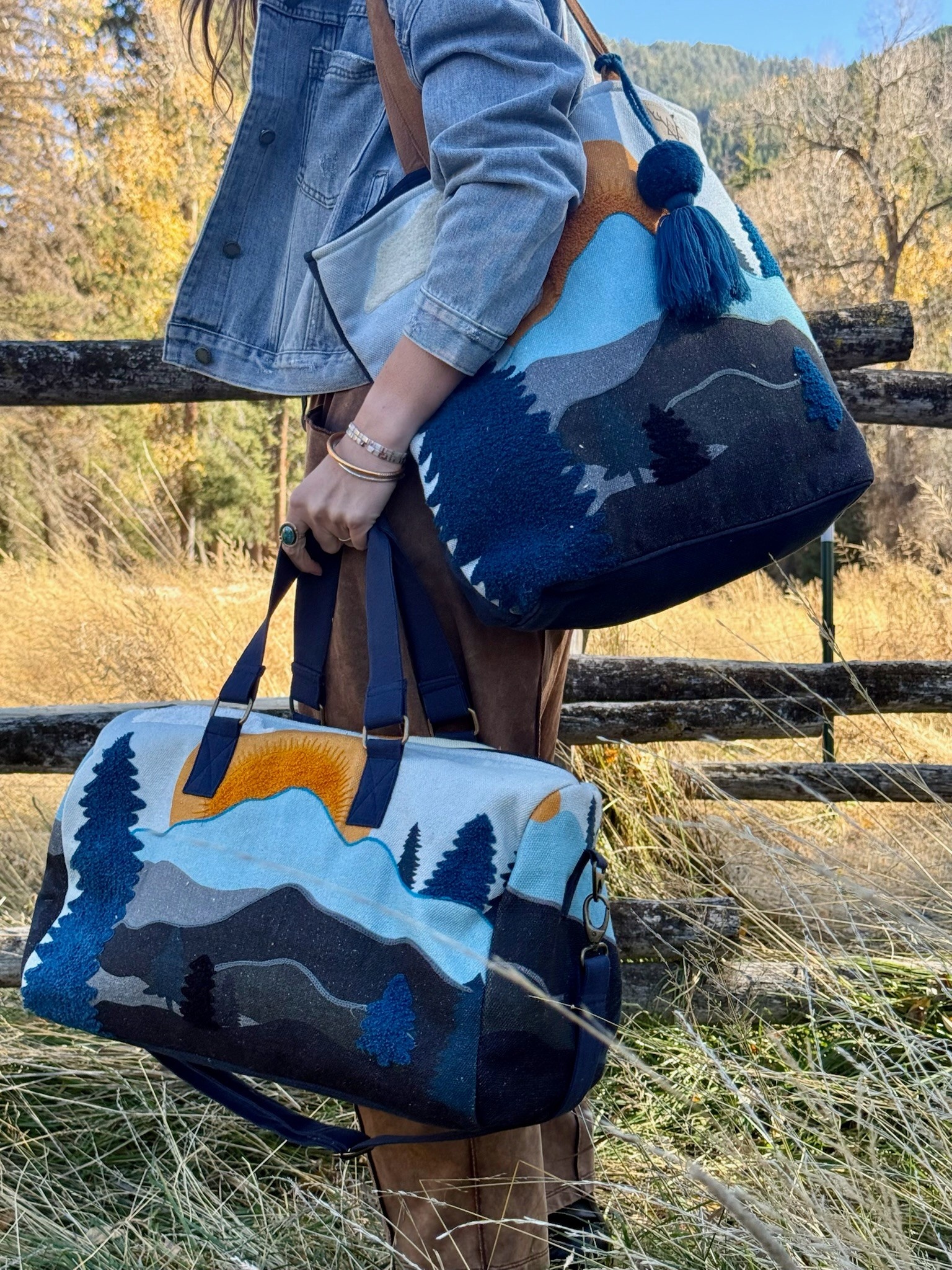 STAR VALLEY Duffel Mountain Patchwork PCH