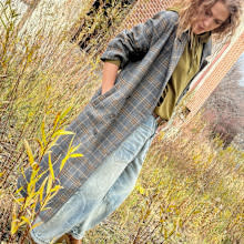 ROAMING The RANGE Plaid Duster