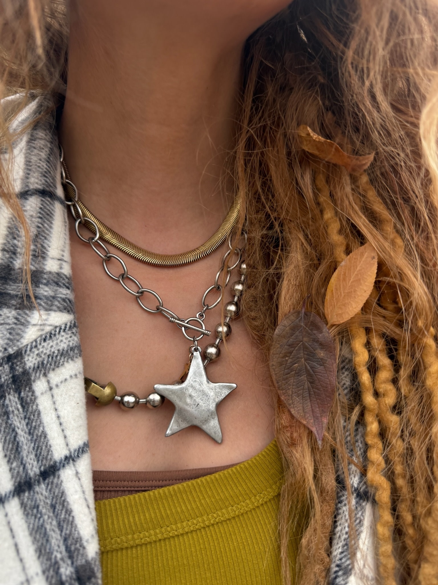 Chunky Star of the Valley Necklace