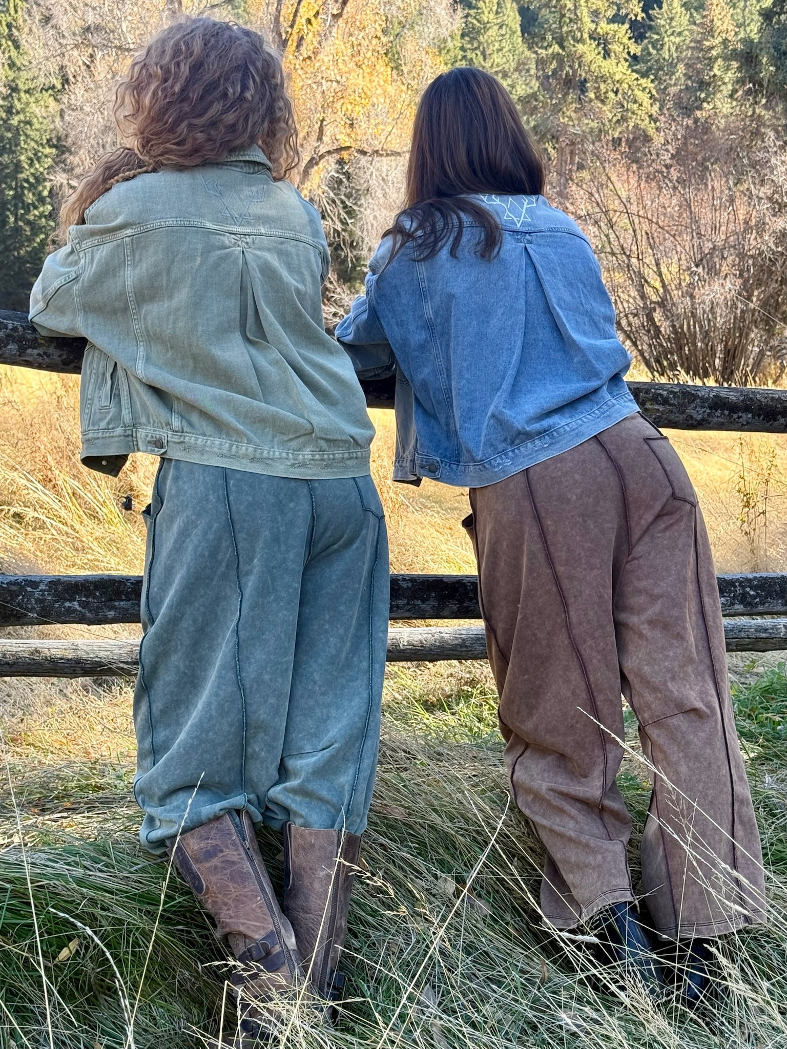 Wide & Wild WYO Seamed Barrel Pants
