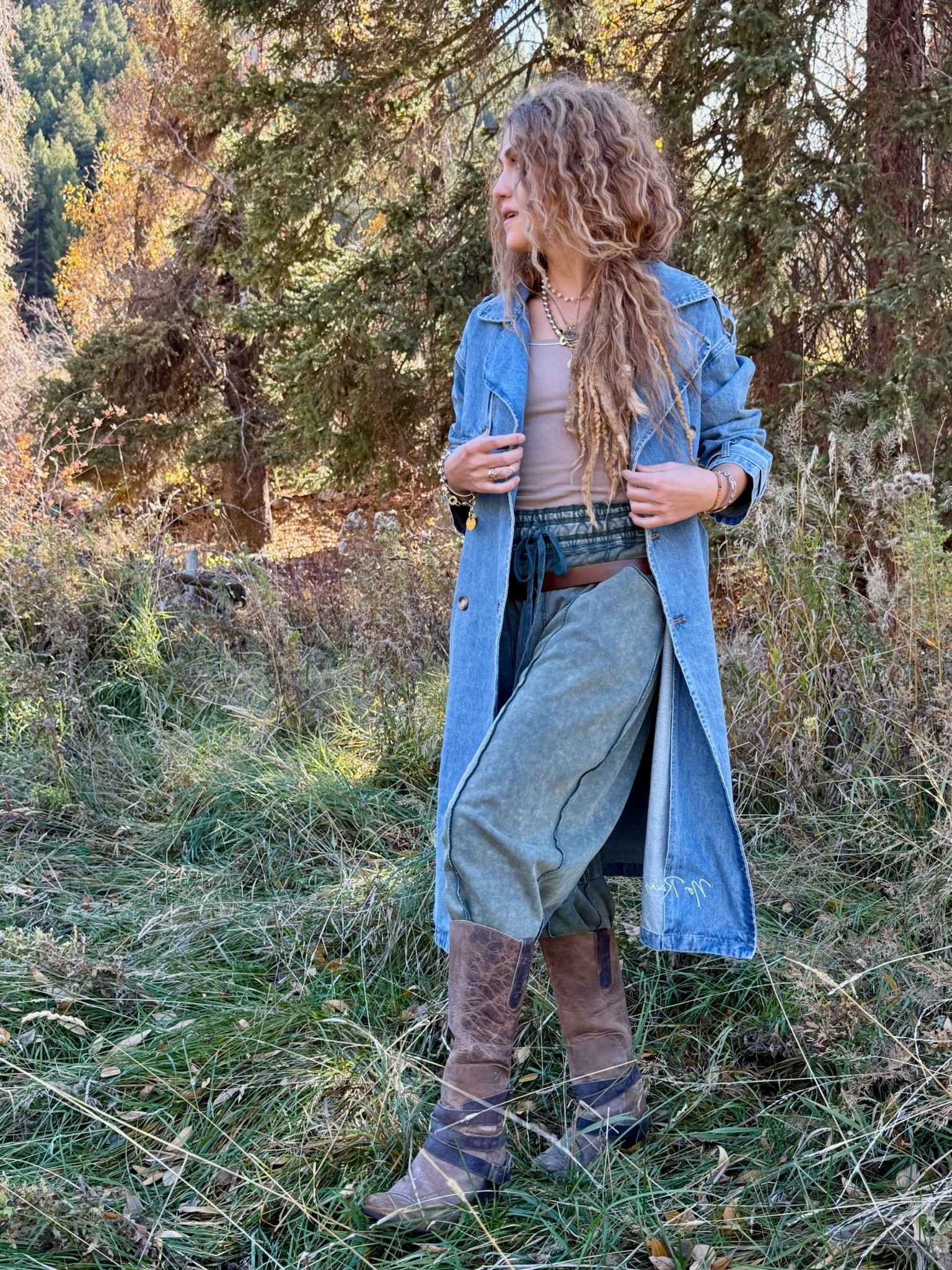Wide & Wild WYO Seamed Barrel Pants