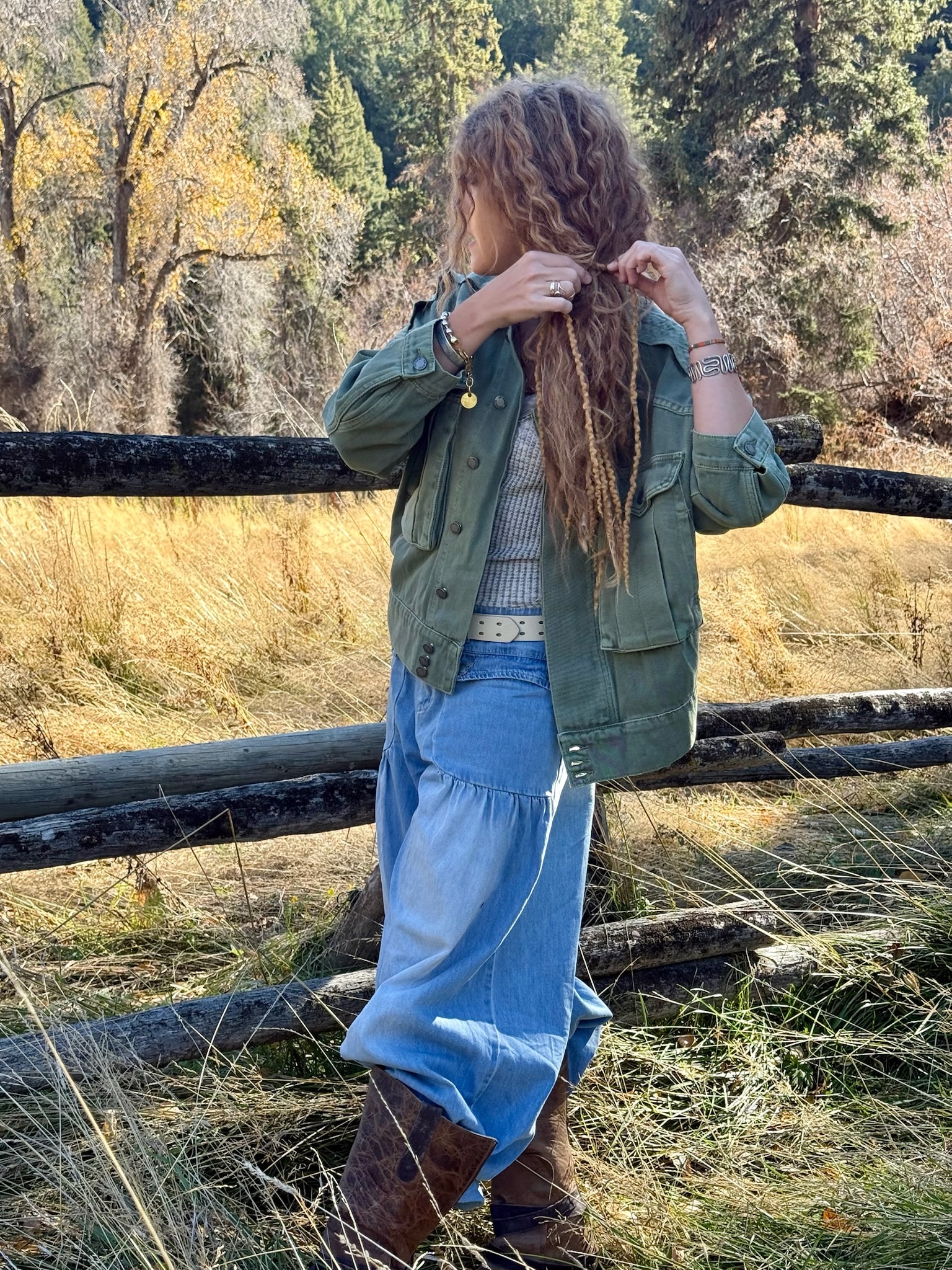 STAR OF 89  Cargo Oversized Jacket