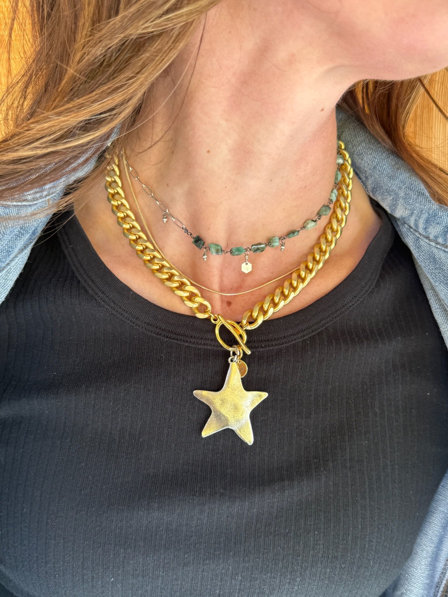 Chunky Star of the Valley Necklace