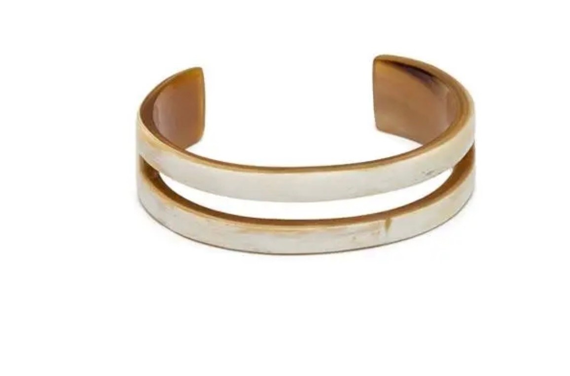 WHITE BUFFALO HORN Cuff