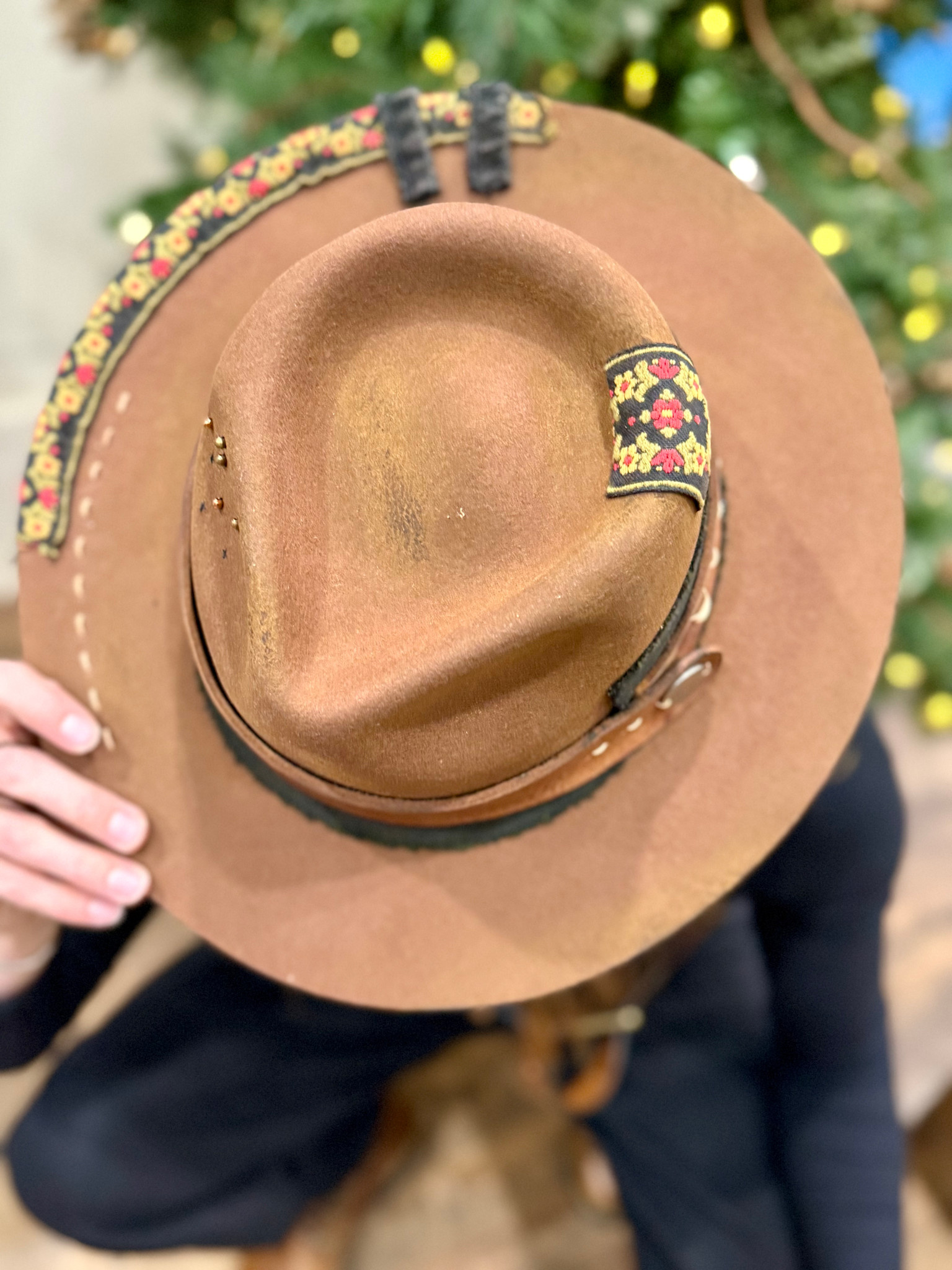 BLOOMING BUFFALO Wool & Leather Hat