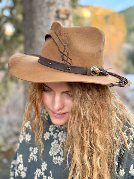 Timberline Trails Wool & Leather Hat by Shady Biz