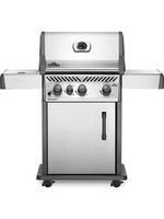 Napoleon ROGUE® XT 425 NATURAL GAS GRILL, WITH INFRARED SIDE BURNER,  STAINLESS STEEL