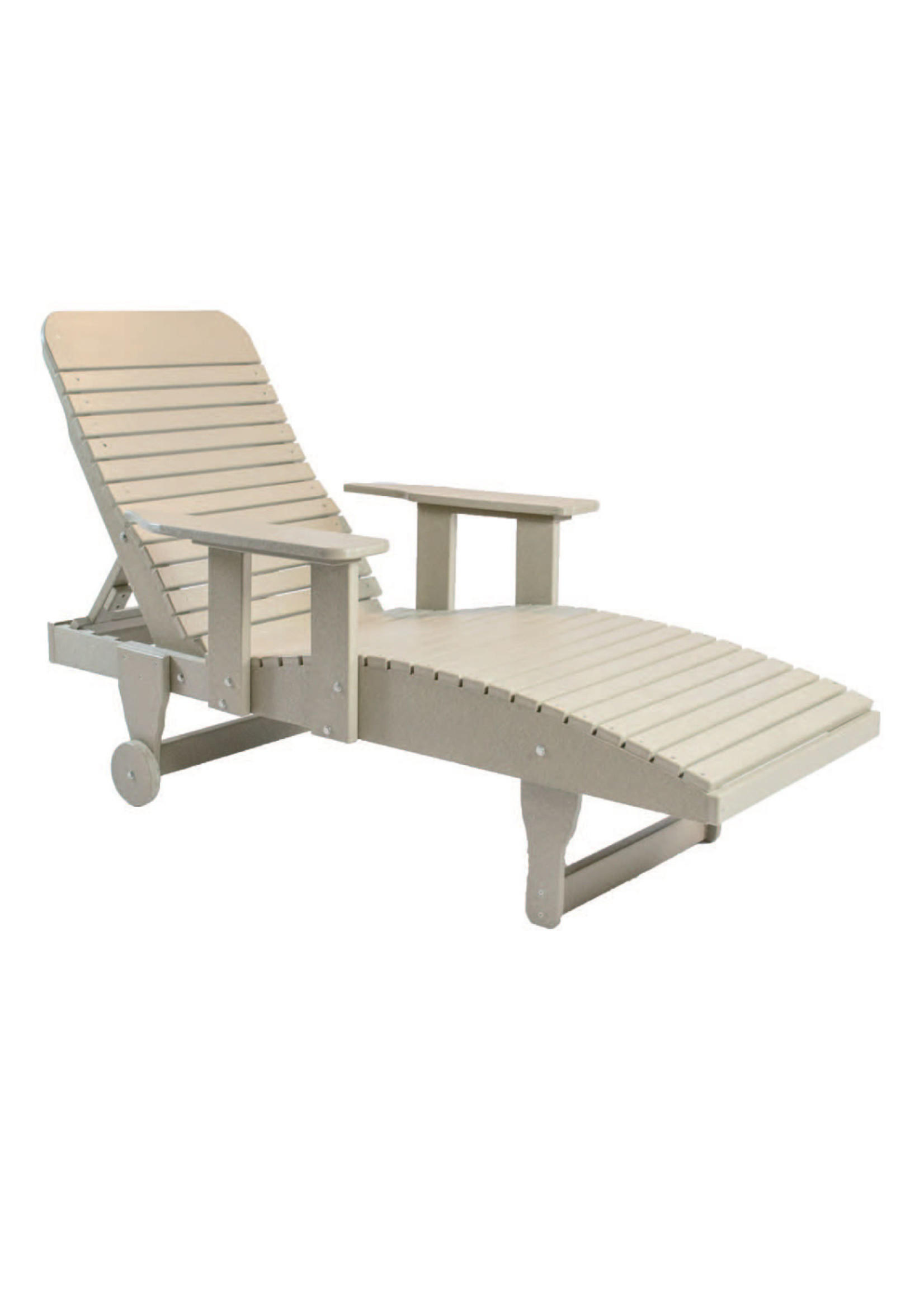 Poly Furniture USA K420 Chaise Lounge  Chair with Arms