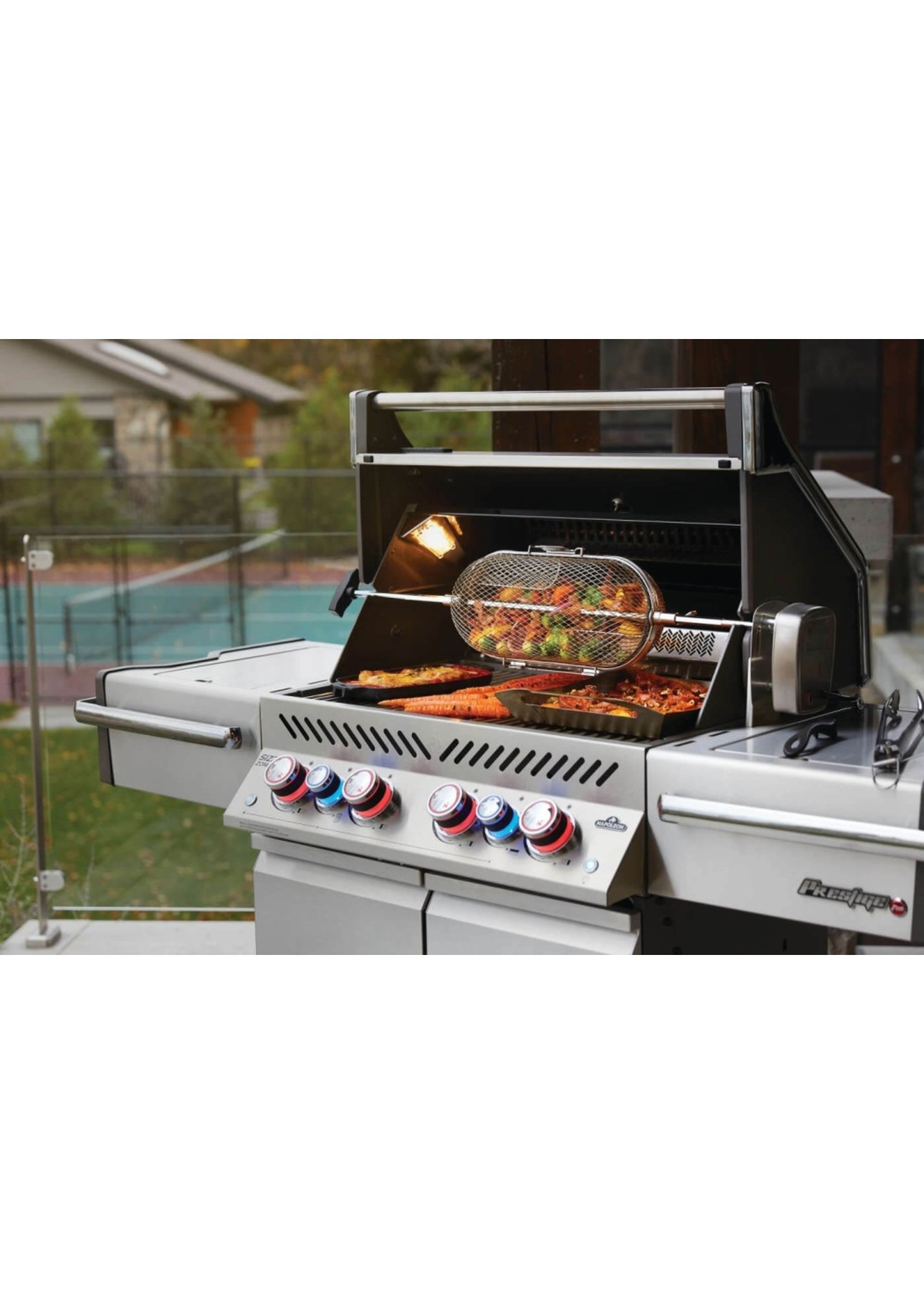 Napoleon PRESTIGE PRO™ 500 NATURAL GAS GRILL WITH INFRARED REAR AND SIDE BURNERS, STAINLESS STEEL