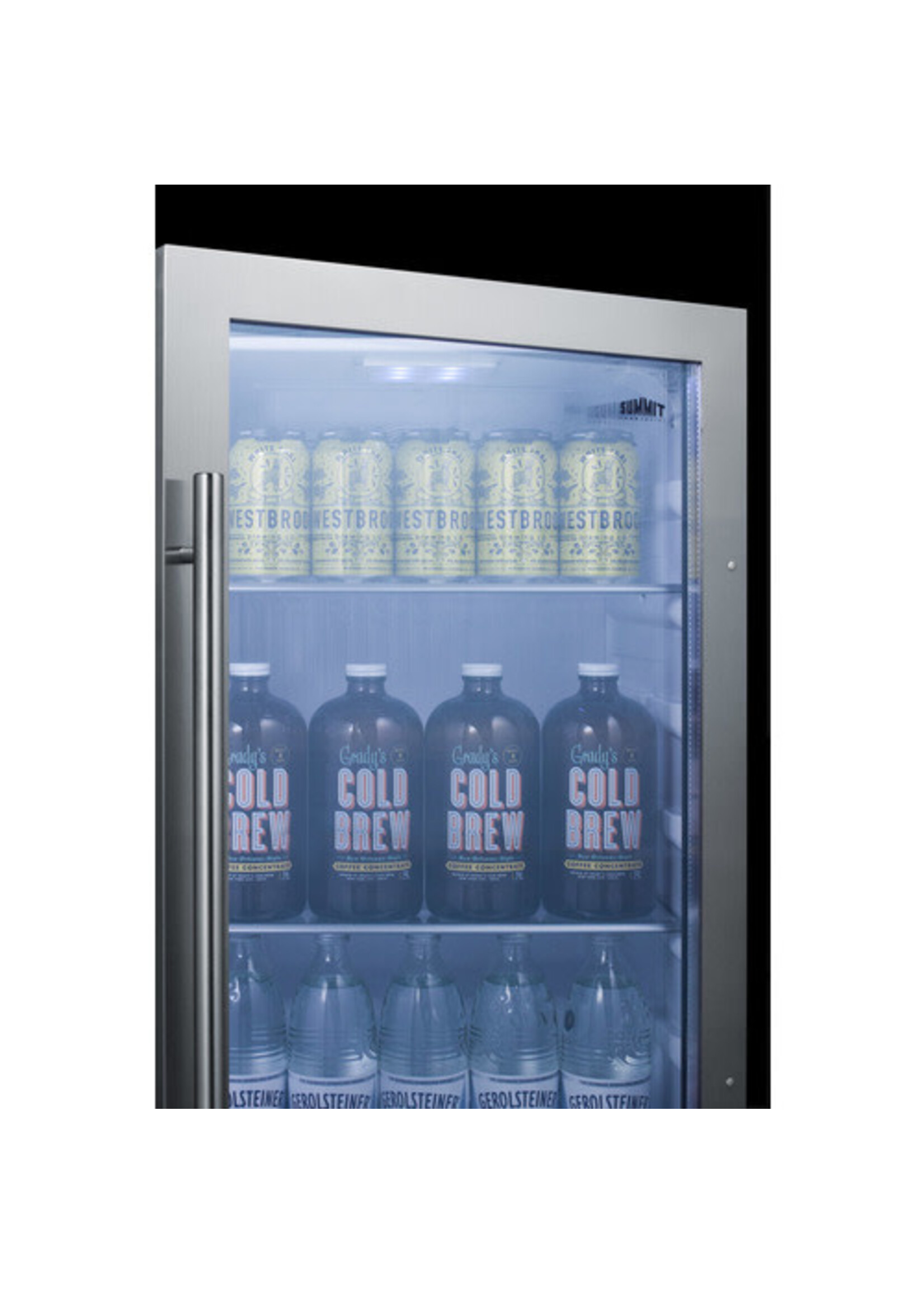 Summit Shallow Depth Indoor/Outdoor Beverage Cooler