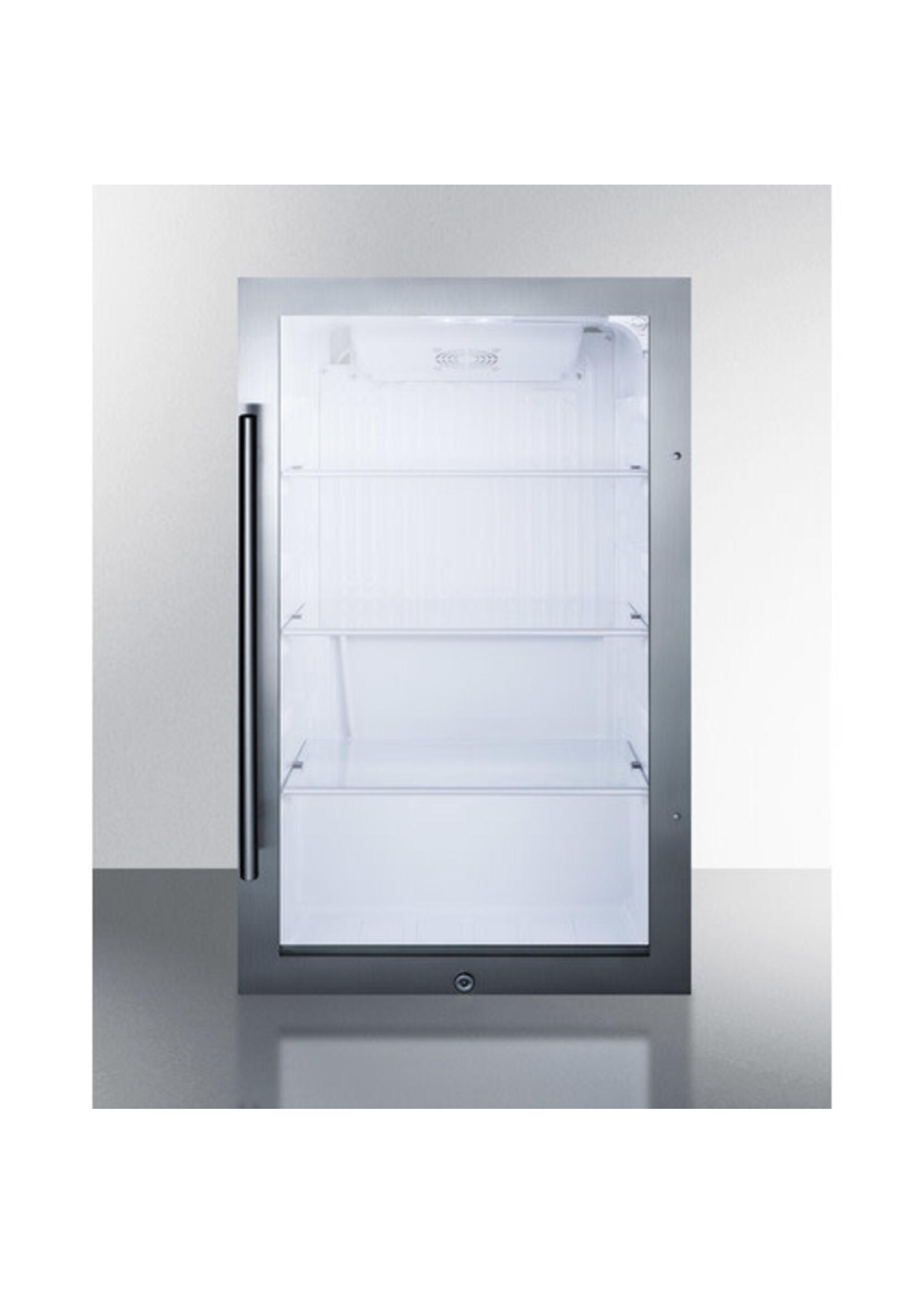 Summit Shallow Depth Indoor/Outdoor Beverage Cooler