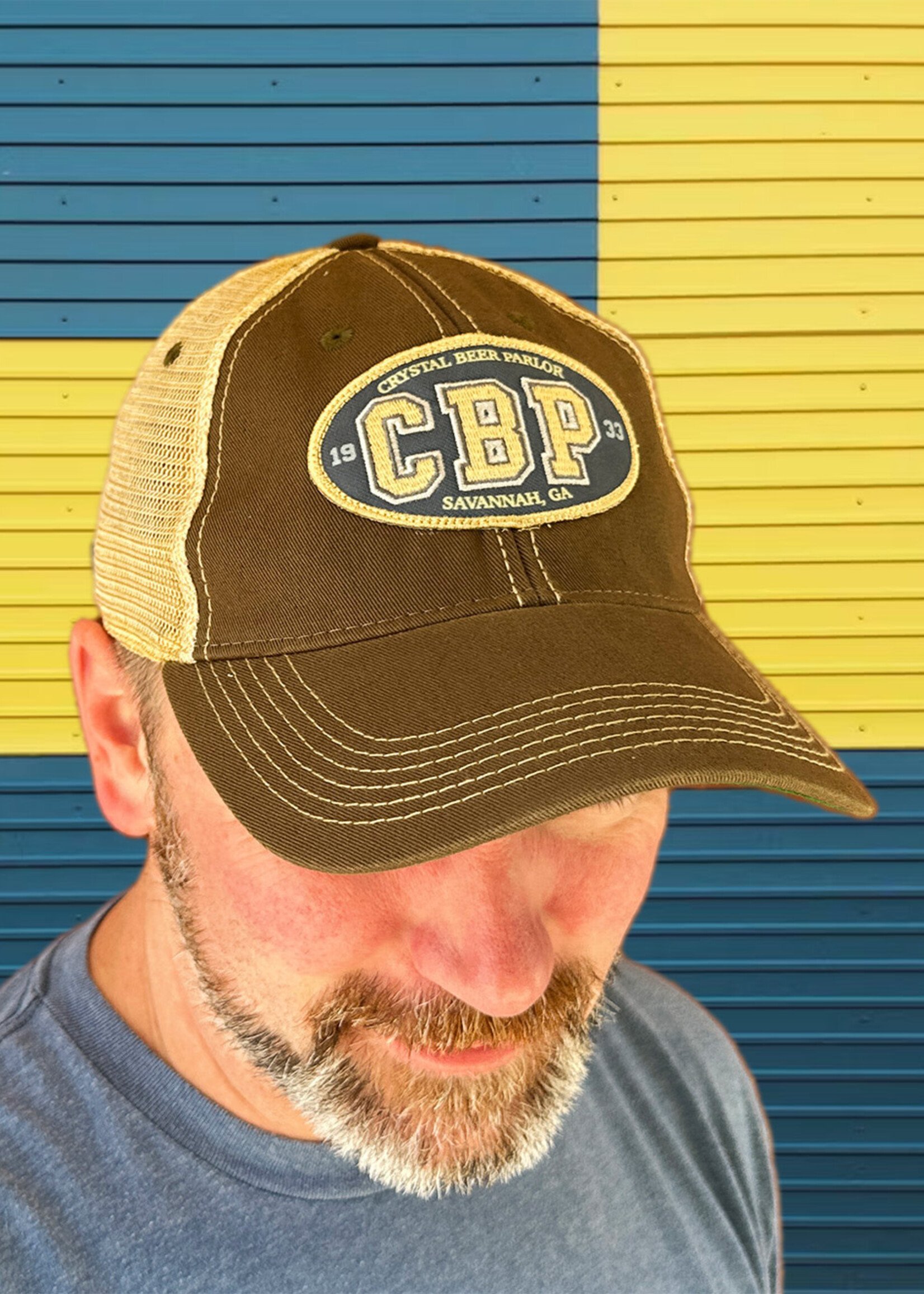 Alma Mater Collegiate CBP Patch Trucker Hat