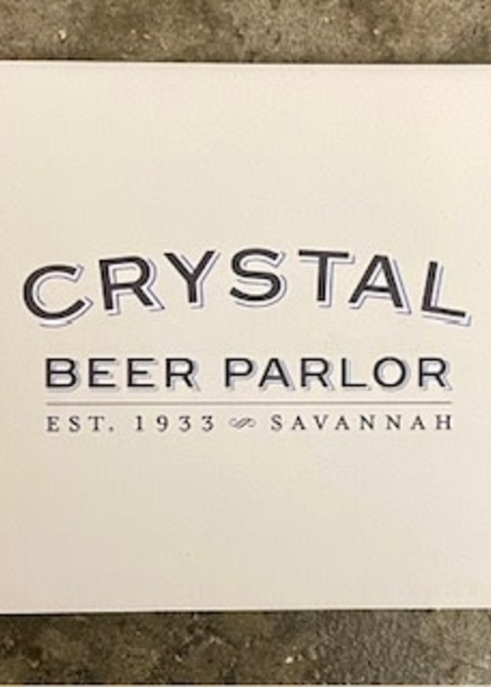 LP Crystal Beer Parlor Coasters