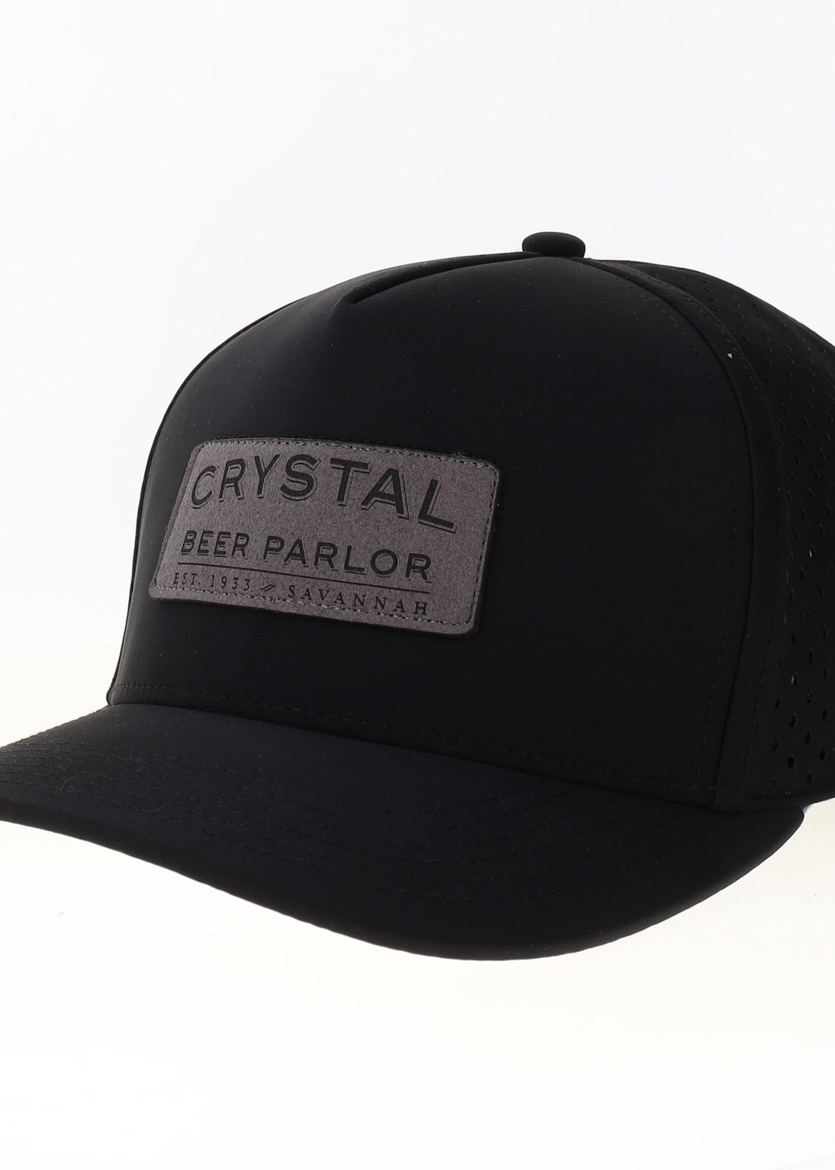 L2 Brands CBP Black Suede Patch Trucker