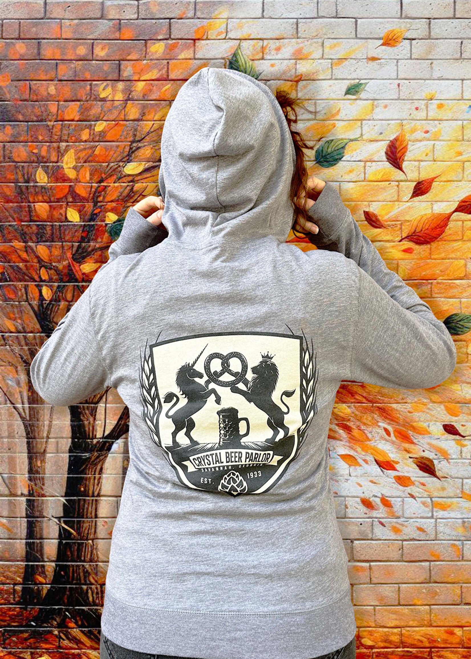 Alma Mater AM Unicorn Lightweight Zip Grey HDI