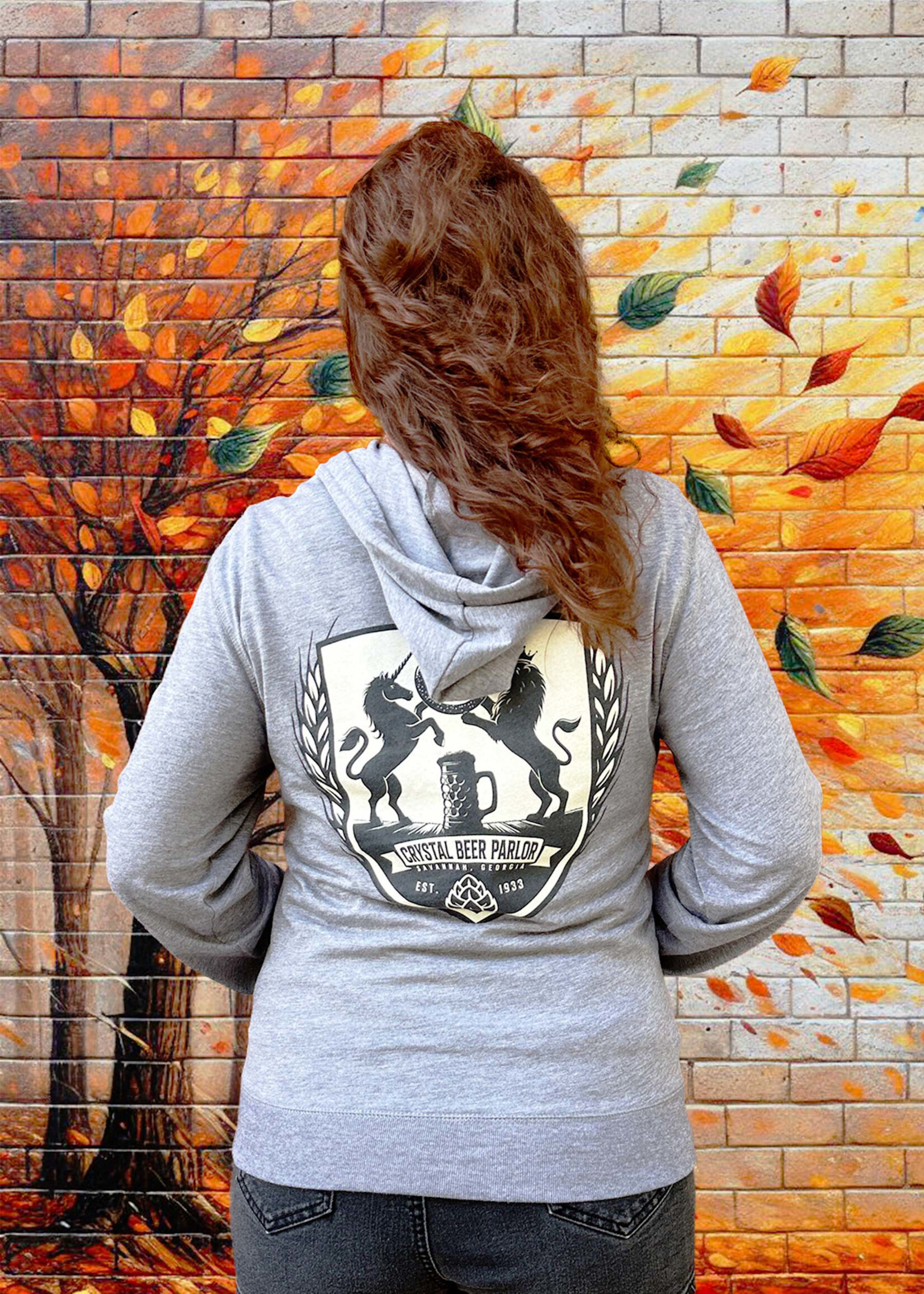 Alma Mater AM Unicorn Lightweight Zip Grey HDI