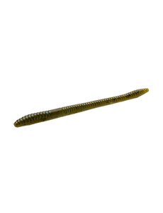ZOOM FINESSE WORM 4.5" GREEN PUMPKIN RED