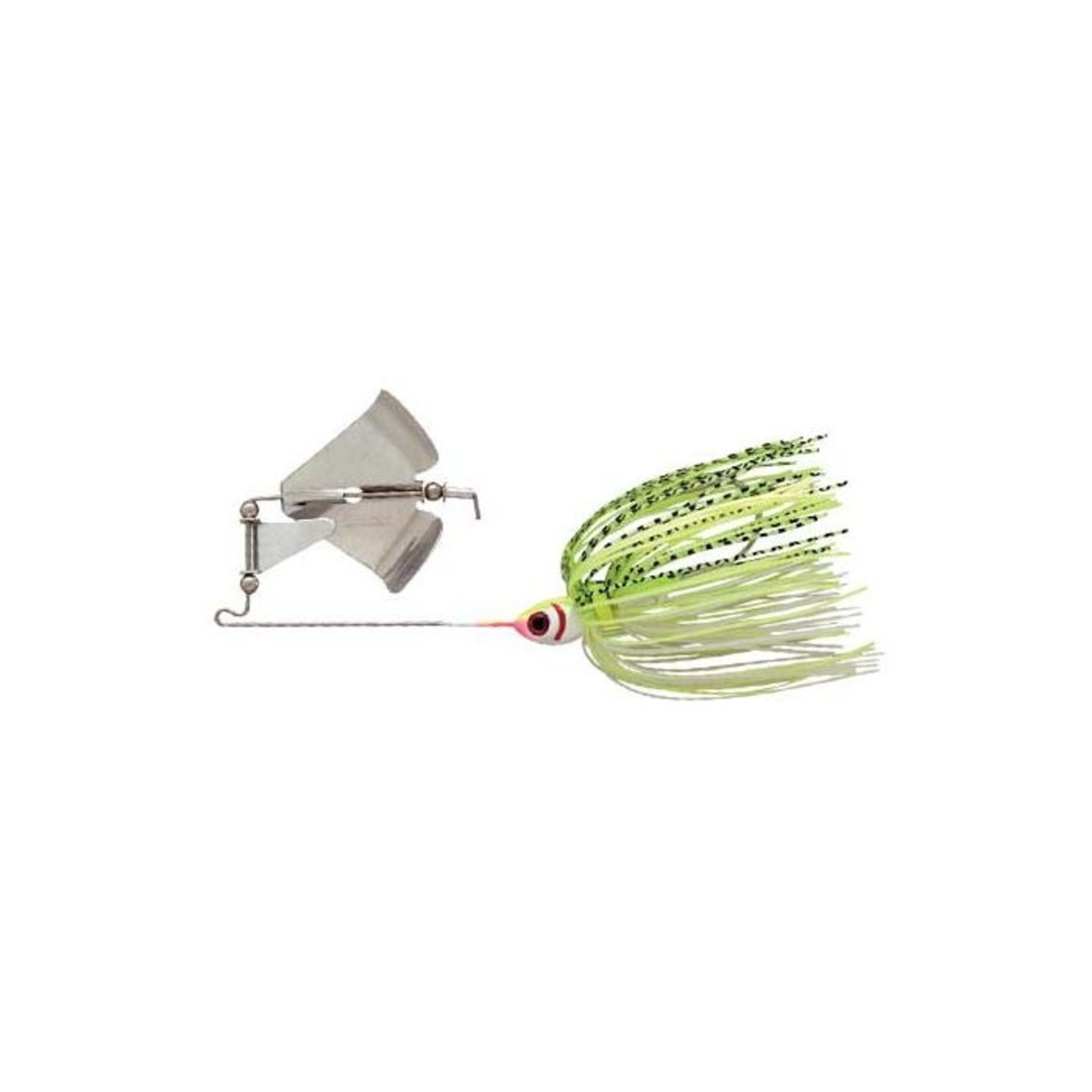 BOOYAH BUZZ 3/8 OZ WHITE CHARTREUSE SHAD