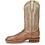 JUSTIN BOOTS *13" BRECK SMOOTH OSTRICH IVORY WESTERN