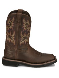 JUSTIN BOOTS 11" STAMPEDE DRILLER EH WP