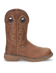 JUSTIN BOOTS ***11" RUSH ROUND TOE CT EH WP
