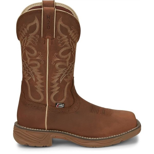 JUSTIN BOOTS 11" STAMPEDE RUSH WP