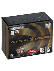 PERSONAL DEFENSE HYDRA-SHOK 40 S&W 165 GRAIN