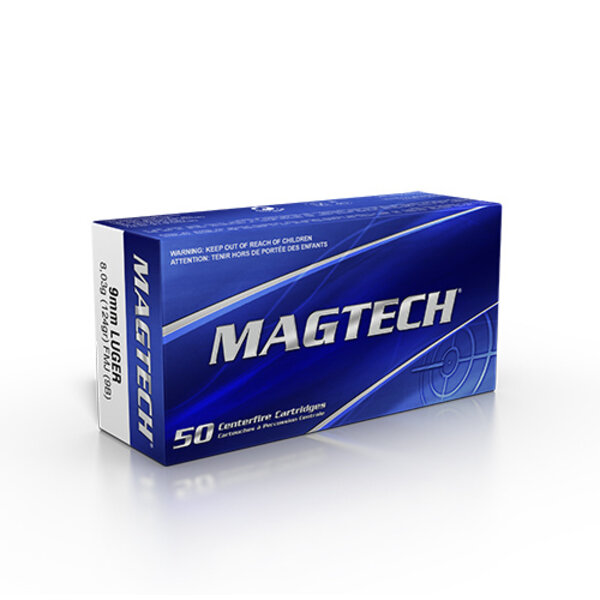 MAGTECH AMMO 9MM 124 GR FMJ