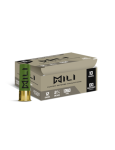 MILI AMMUNITION 12 GAUGE 2 3/4" 00BUCK 10RD