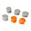 WALKER'S GAME EAR SILICON PUTTY PLUGS ORANGE /FLAT DARK EARTH