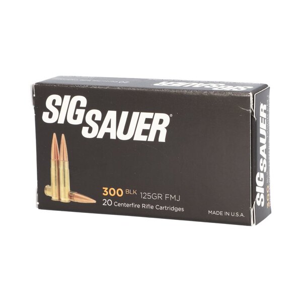 SIG SAUER 300 BLACKOUT 125 GR ELITE BALL FMJ