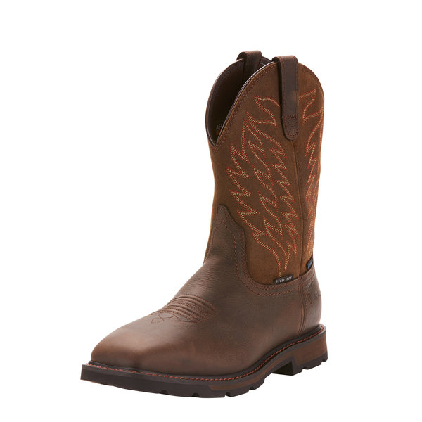 ARIAT 10" GROUNDBREAKER STEEL TOE EH WP