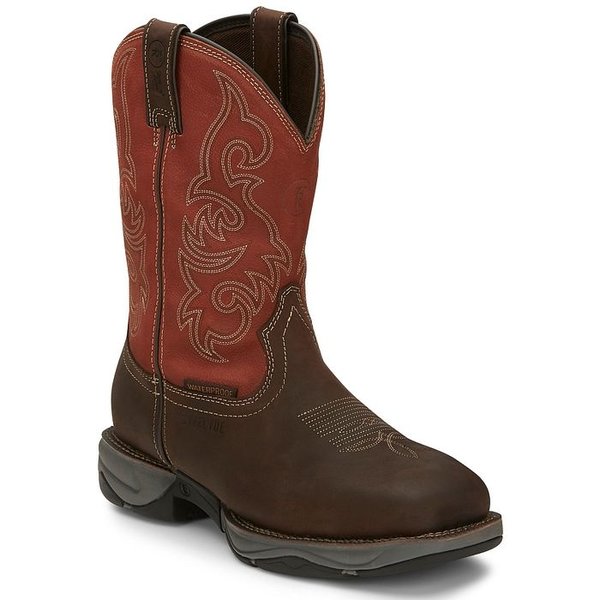 TONY LAMA BOOTS JUNCTION 11" CHOCOLATE BROWN ST EH WP