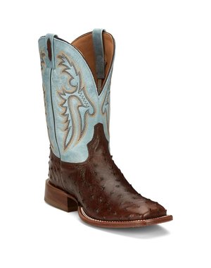 TONY LAMA BOOTS 11" JACINTO SKY BLUE COWHIDE