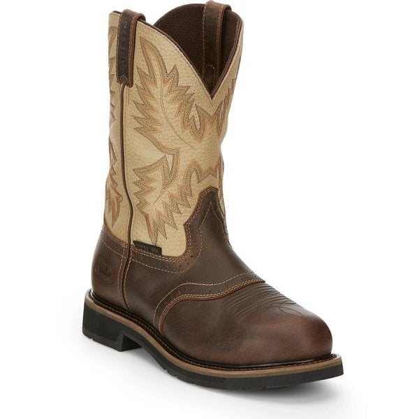 JUSTIN BOOTS 11" SUPERINTENDENT STEEL TOE EH