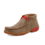TWISTED X BOOTS CHUKKA DRIVING MOC BOMBER/RED