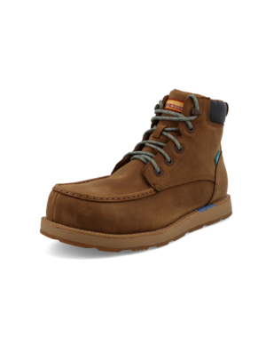 TWISTED X BOOTS 6" CELLSTRETCH A WEDGE SOLE LION TAN WP NT EH SR